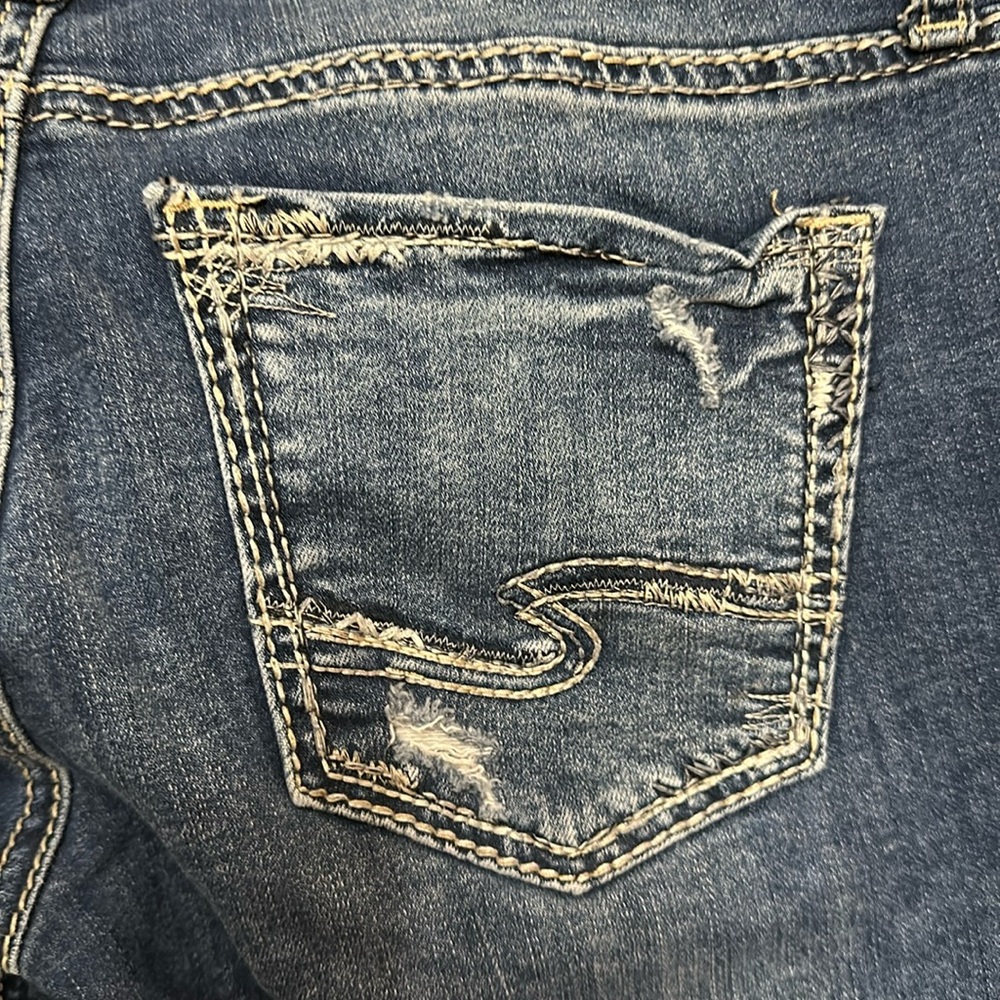 Silver Boyfriend Jeans